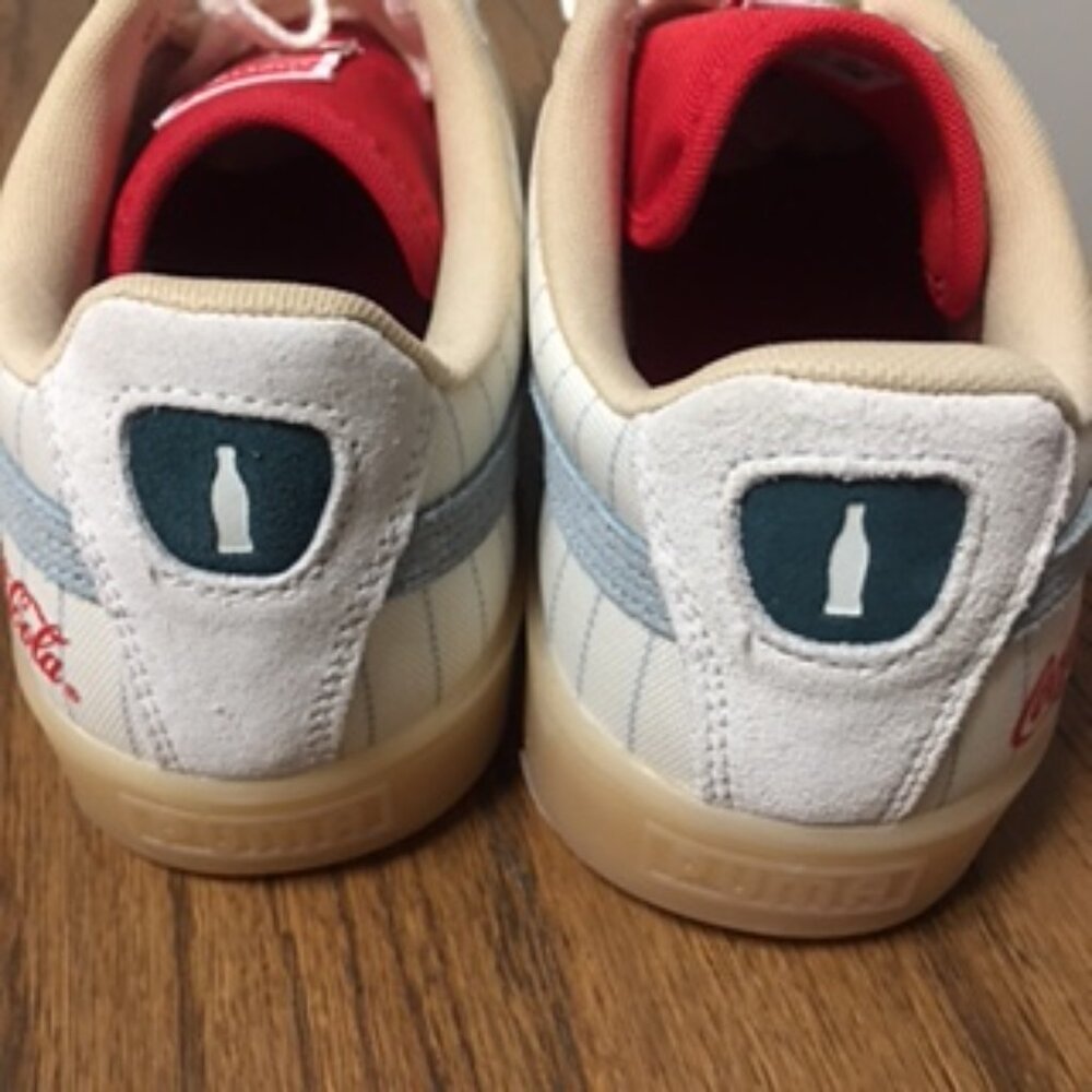 Puma Coca Cola Suede Shoes Size 10.5 NEW Collectible - Picture 6 of 10